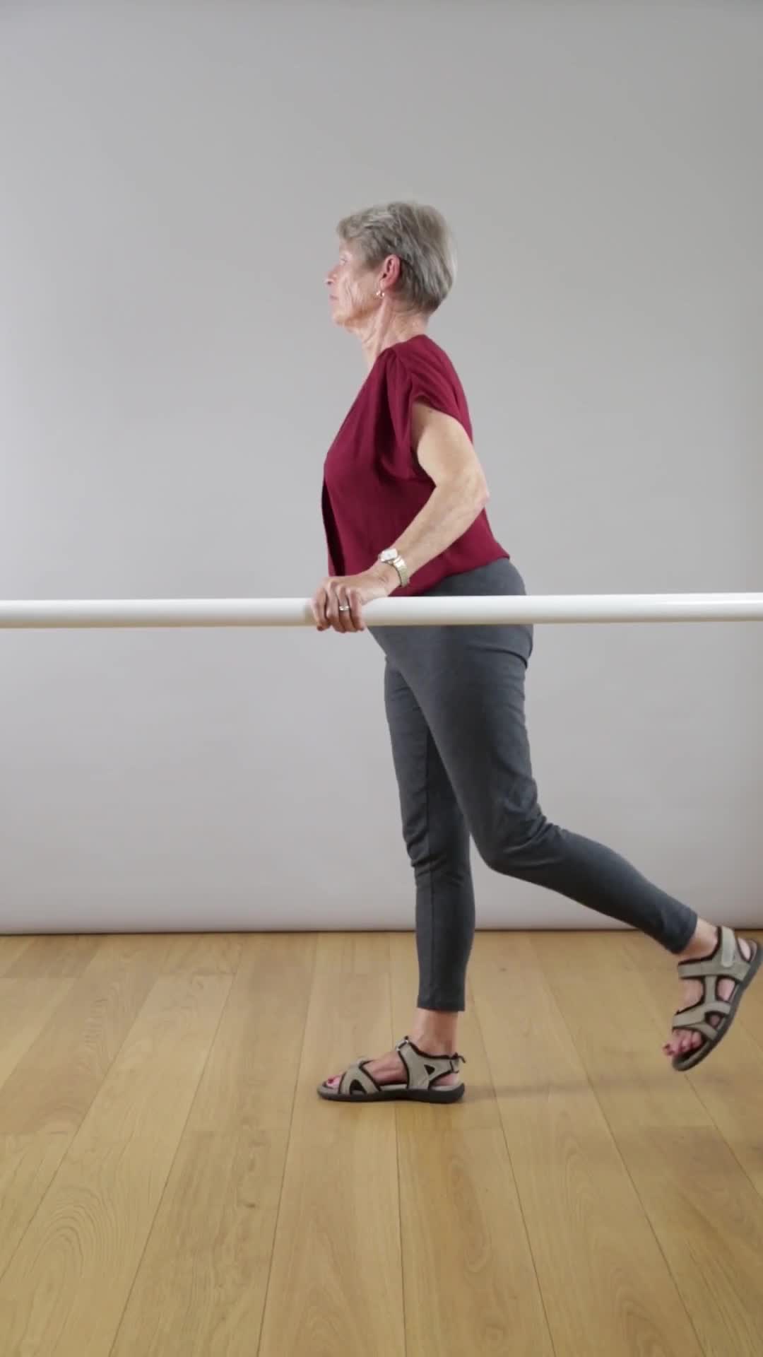 Bein nach hinten für zuhause